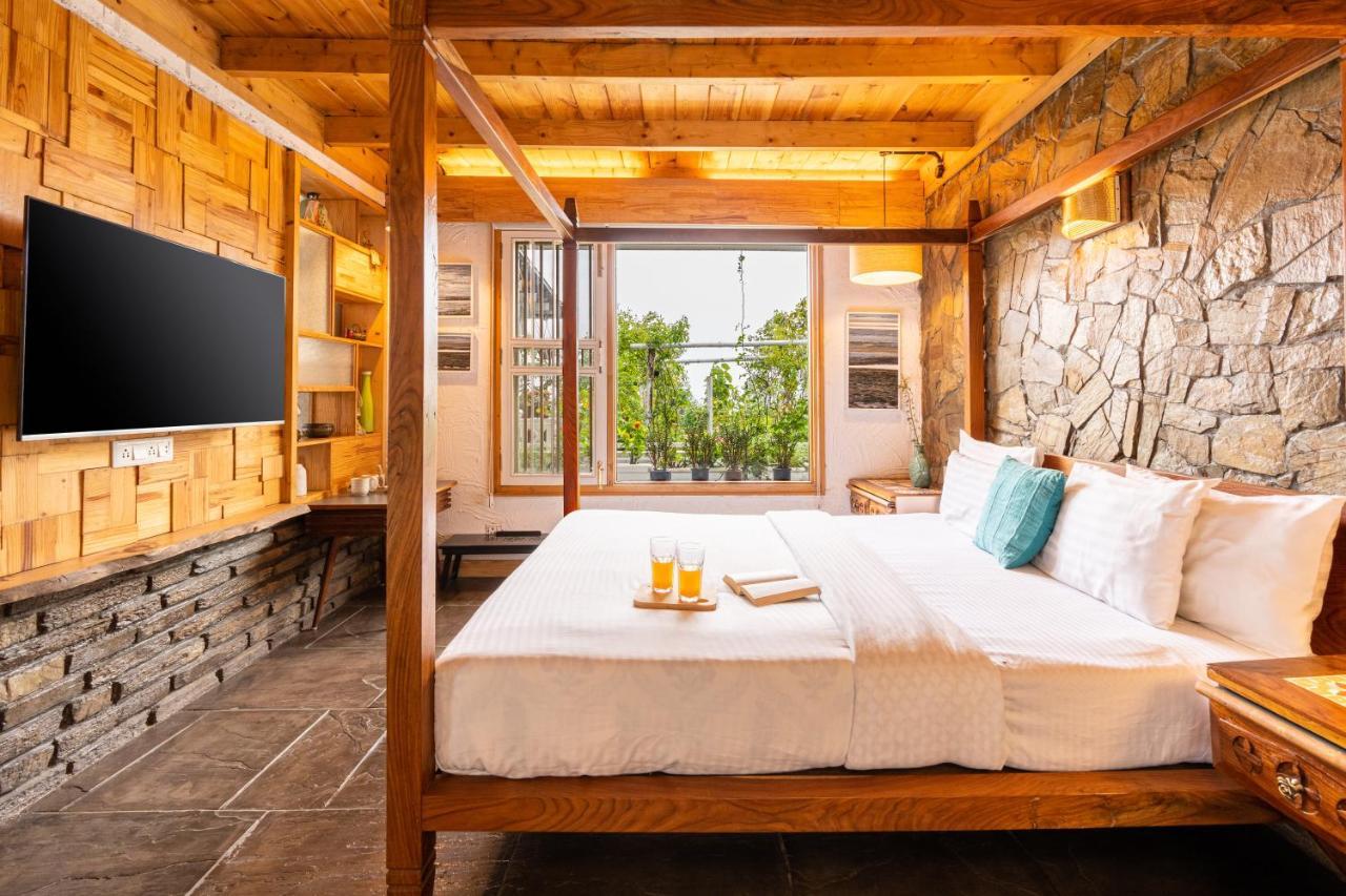 Saffronstays Hydrangea Hill, Mukteshwar Kāthgodām Exterior foto